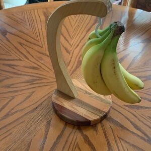 Elegant Hand crafted Wooden Banana holder.